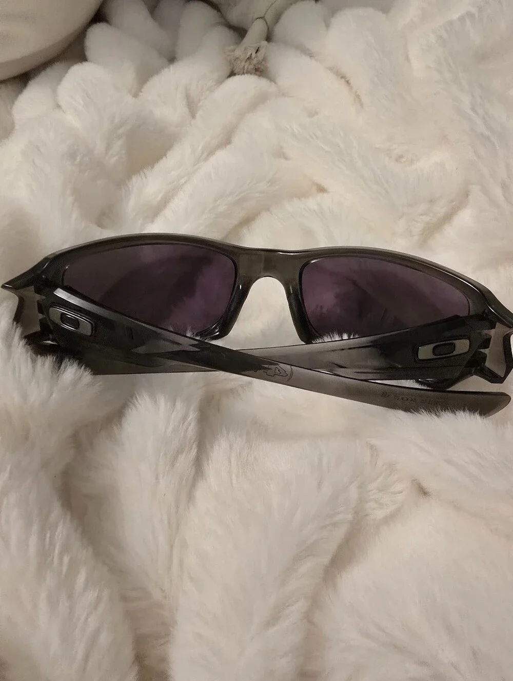 Oakley Women's Sunglasses - Black Frame with Purple Lenses